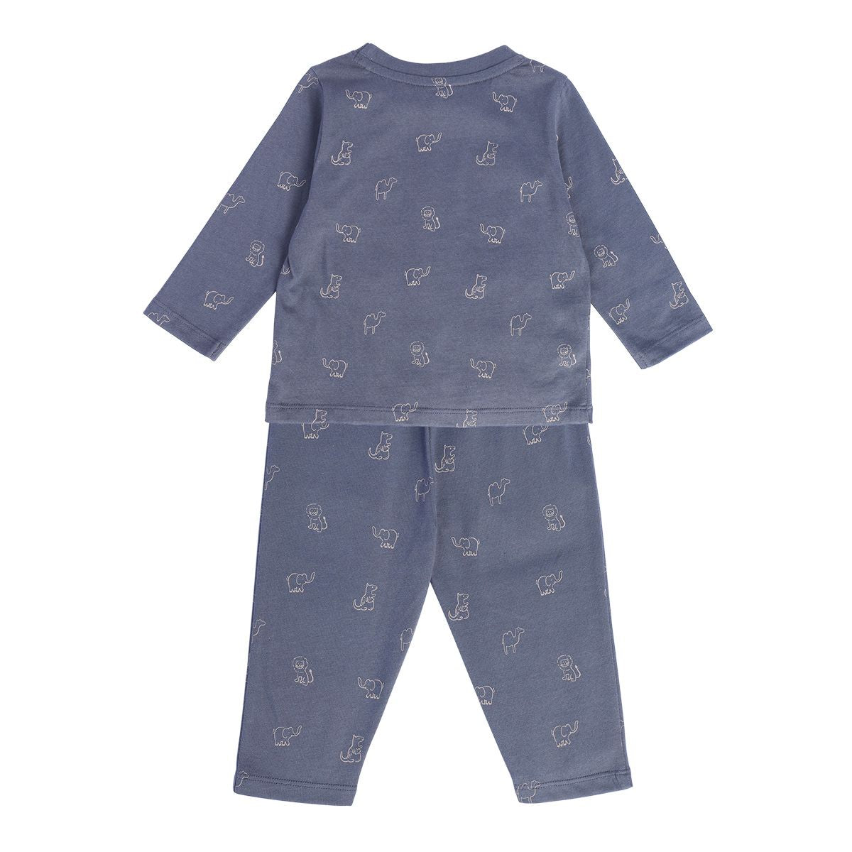 Boys Grey Pack Of 2 T-Shirt And Bottom