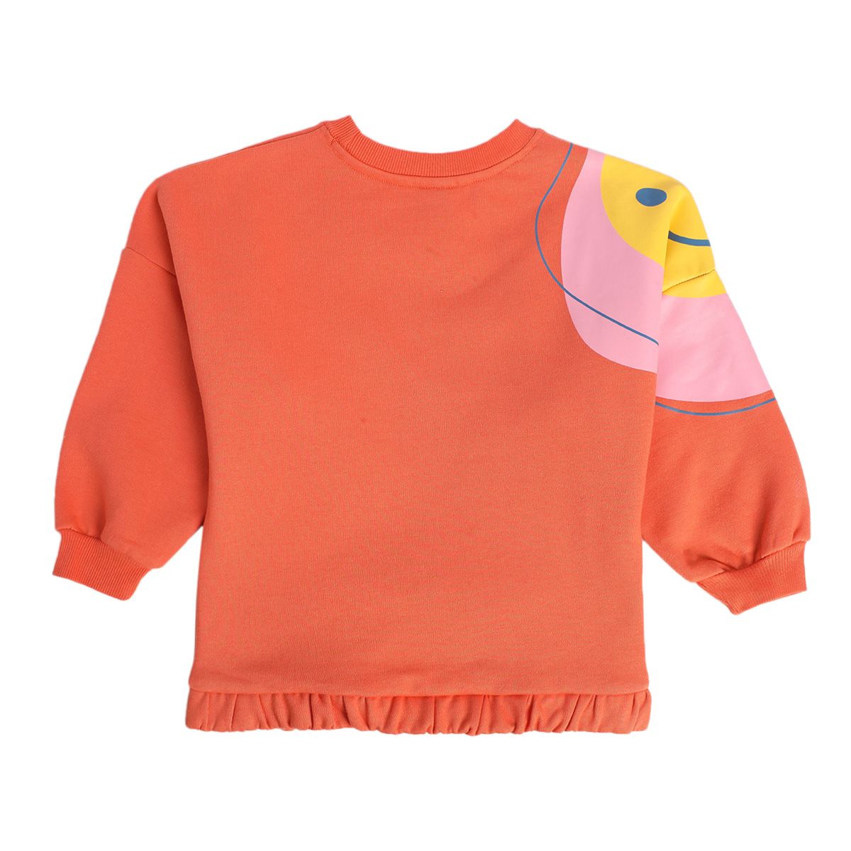 Girls Orange Sweat Shirt