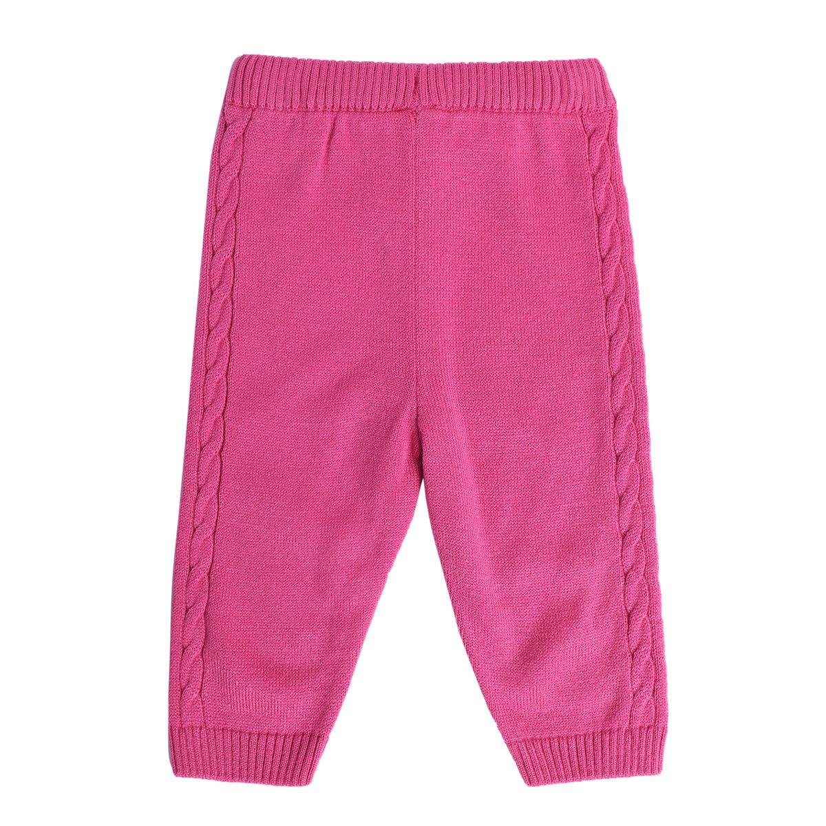 Girls Pink Pack Of 1 Knit Bottom