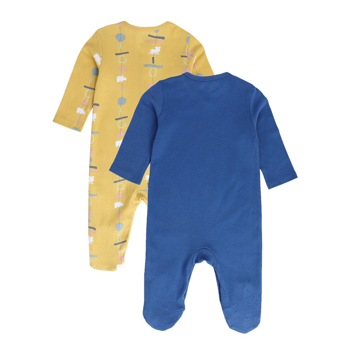 Boys Multicolor Pack Of 2 Sleep Suit