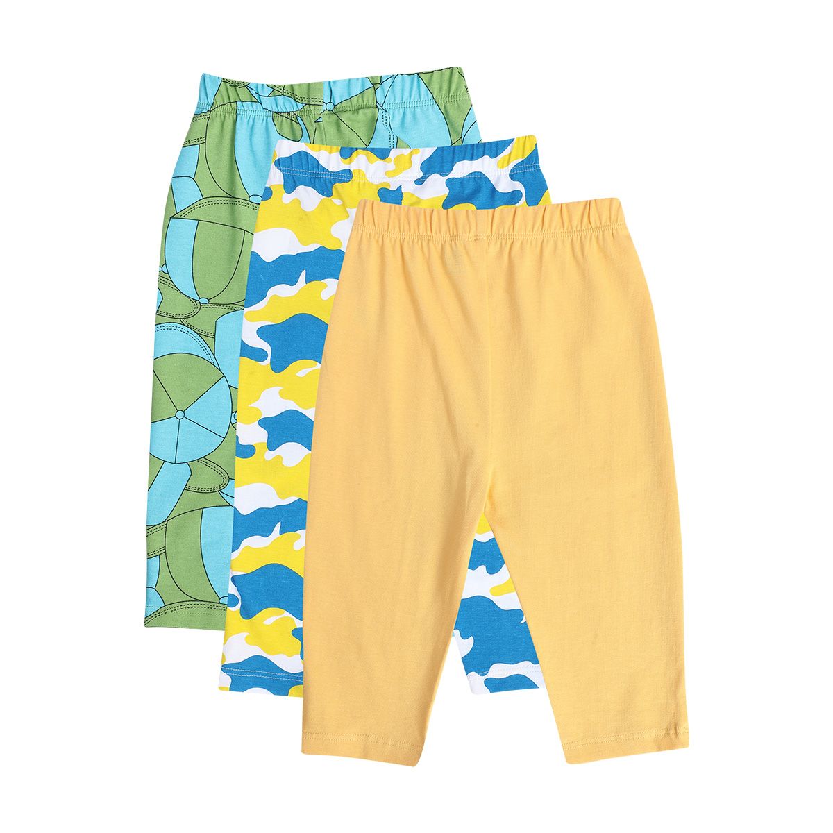 Boys Multicolor Pack Of 3 Knit Bottom