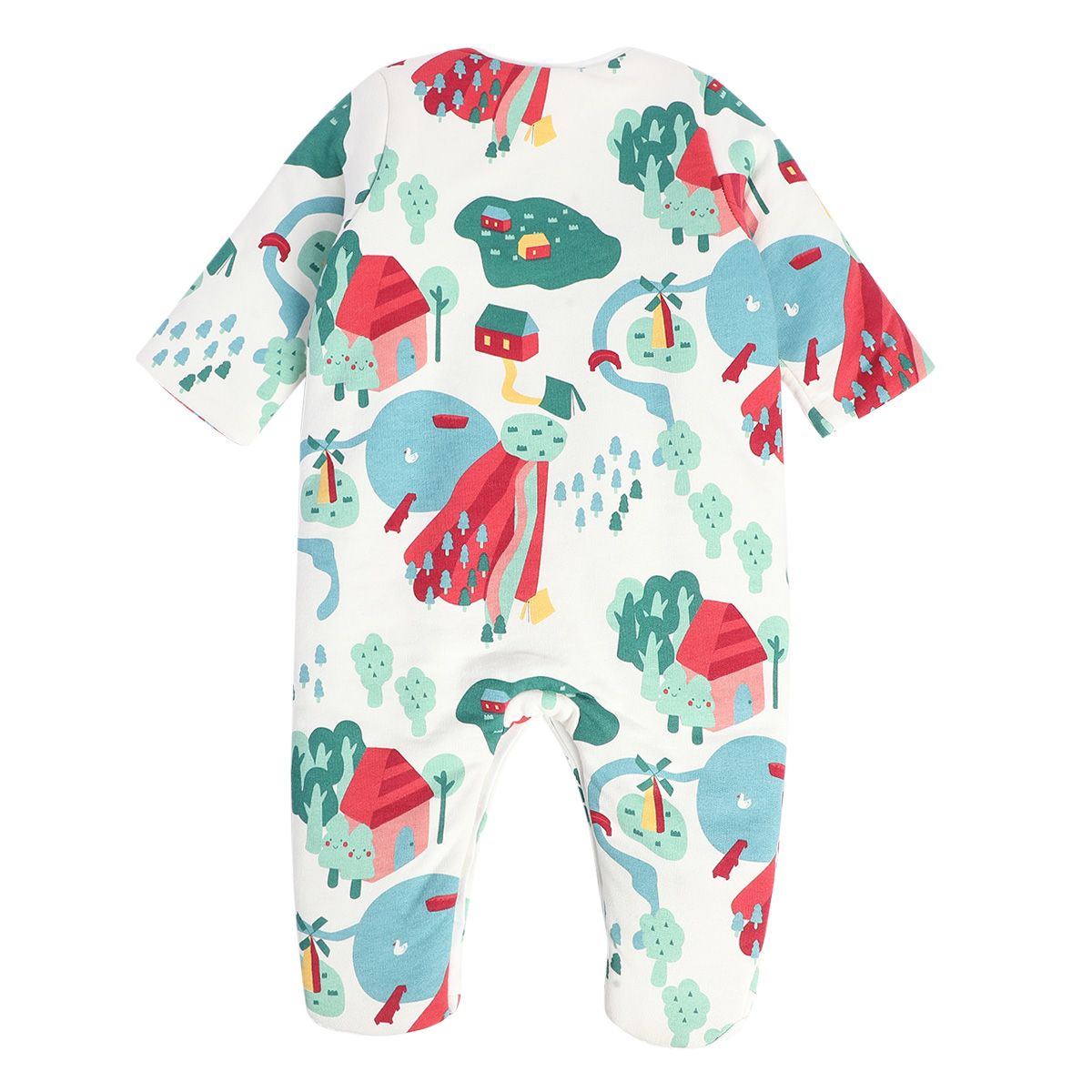 Girls White Pack Of 1 Sleep Suit
