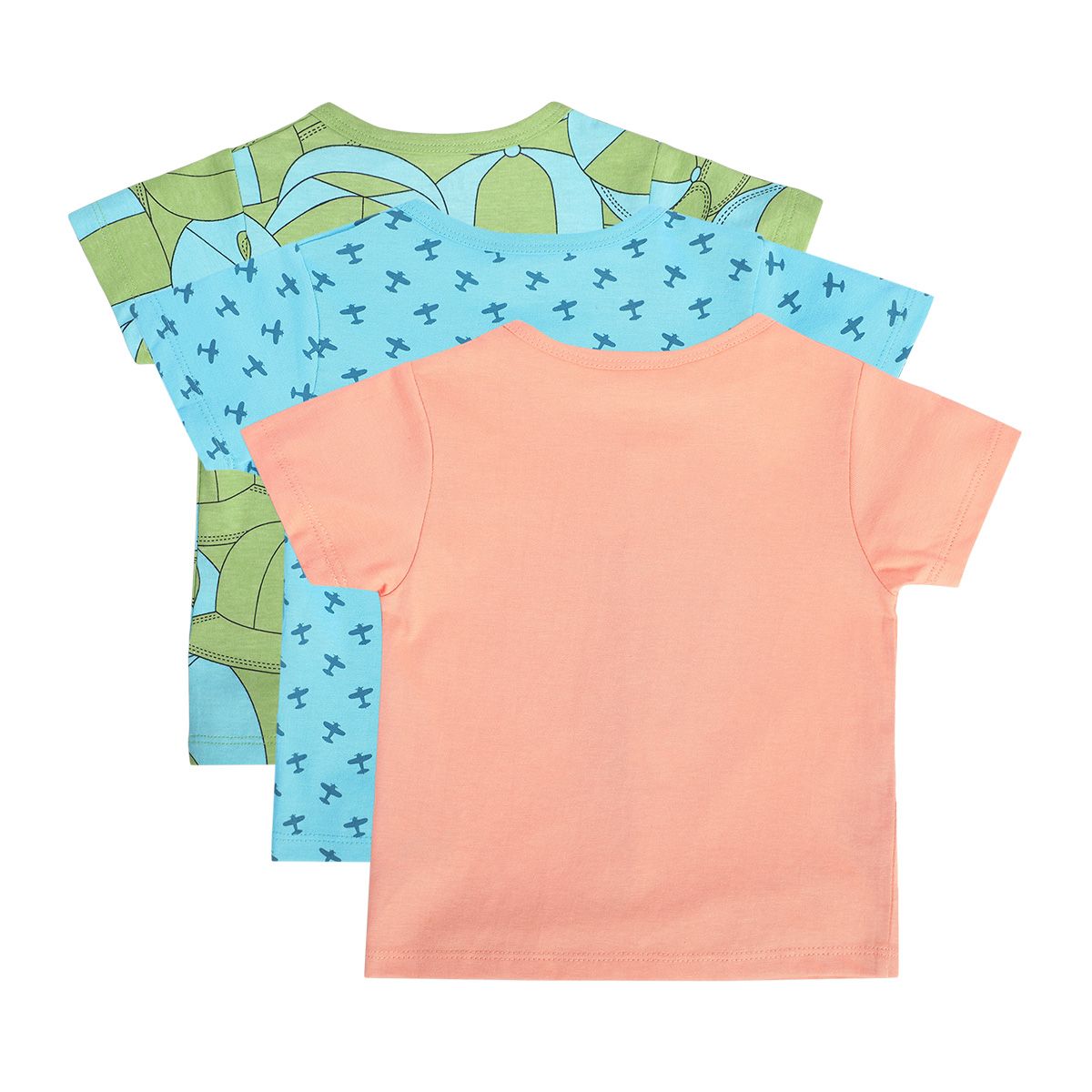 Boys Multicolor Pack Of 3 Front Open Vest
