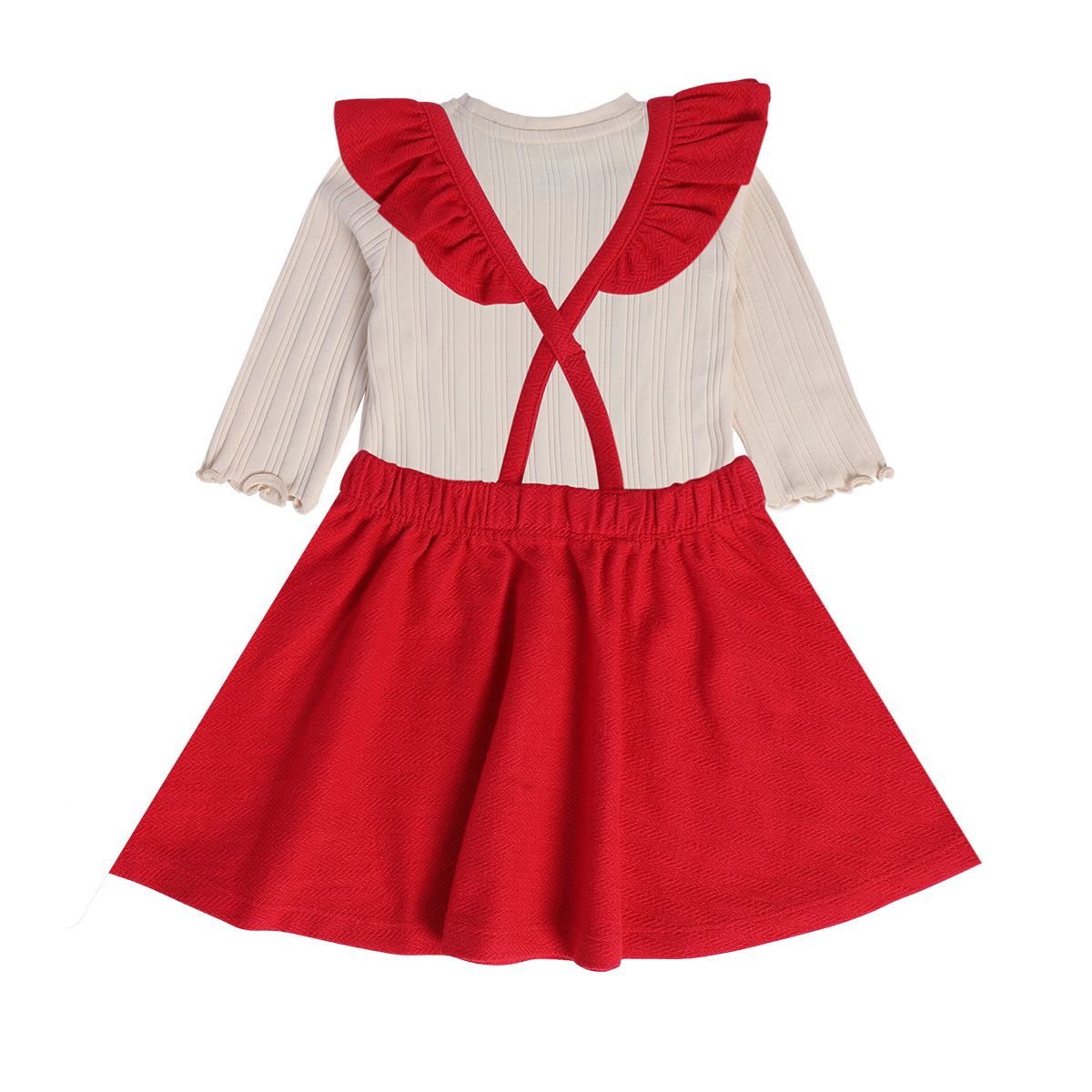 Girls Multicolor Pack Of 2 Pinny Set