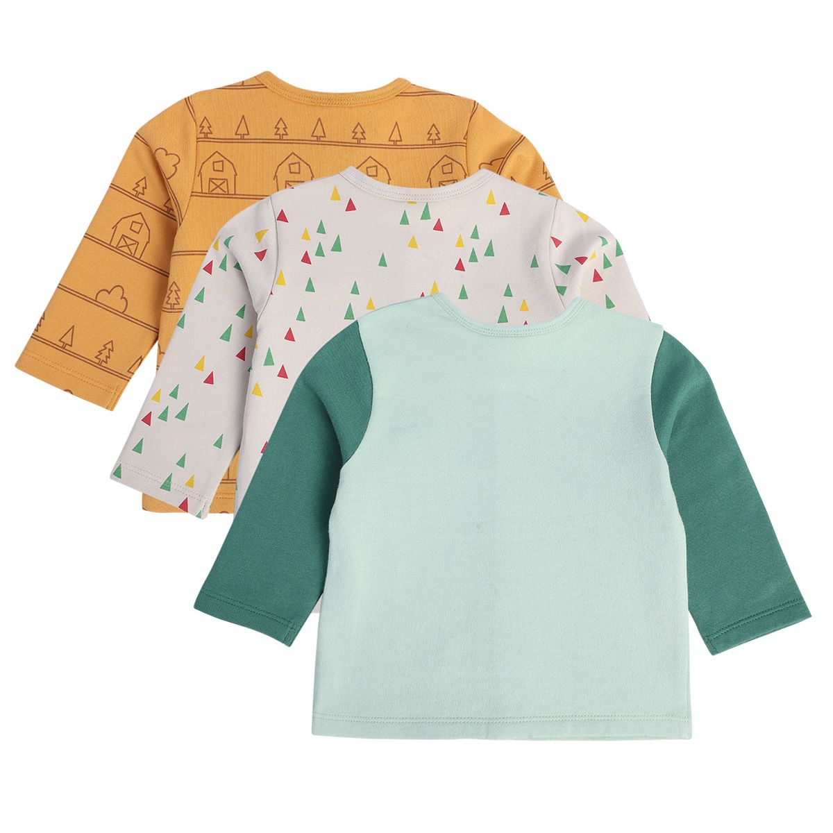 Boys Multicolor Pack Of 3 Front Open Vest