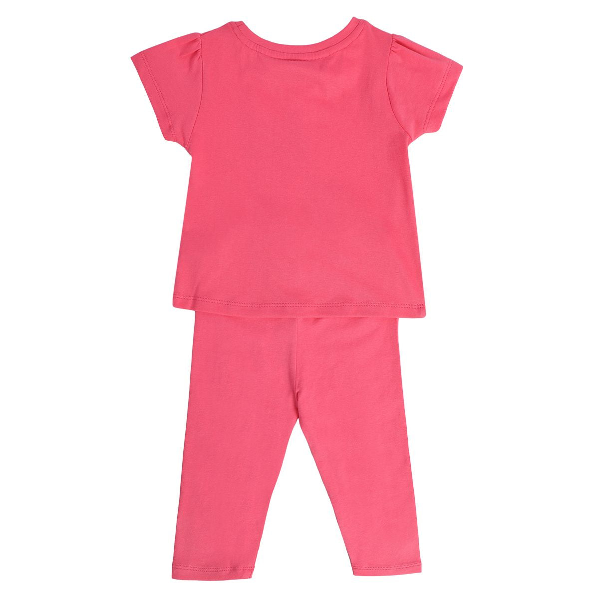 Girls Pink Pack Of 2 Top And Bottom
