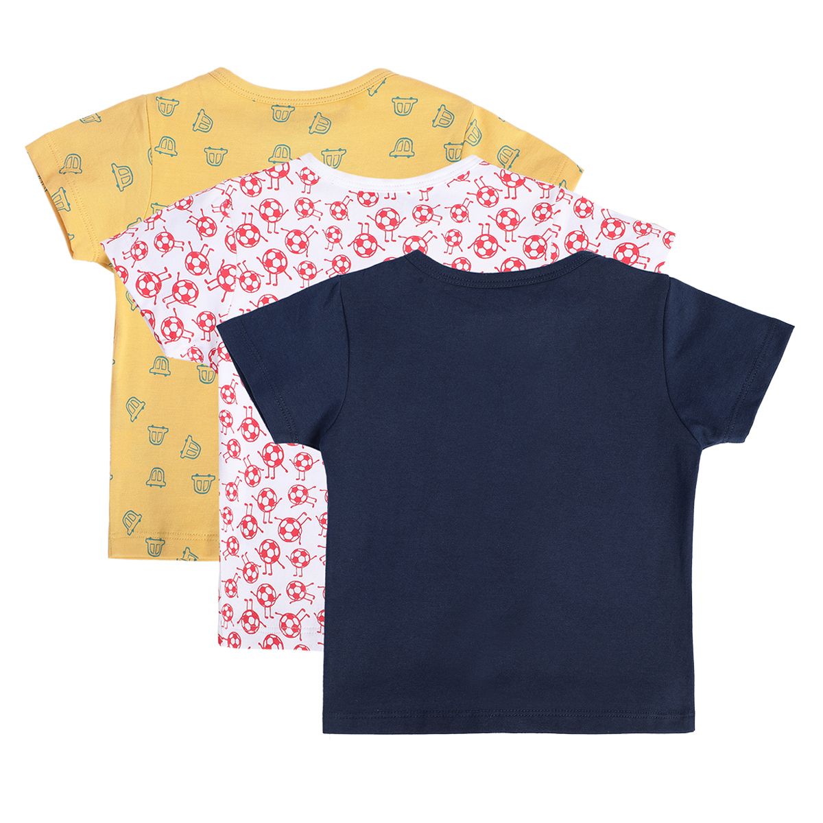 Boys Multicolor Pack Of 3 Front Open Vest