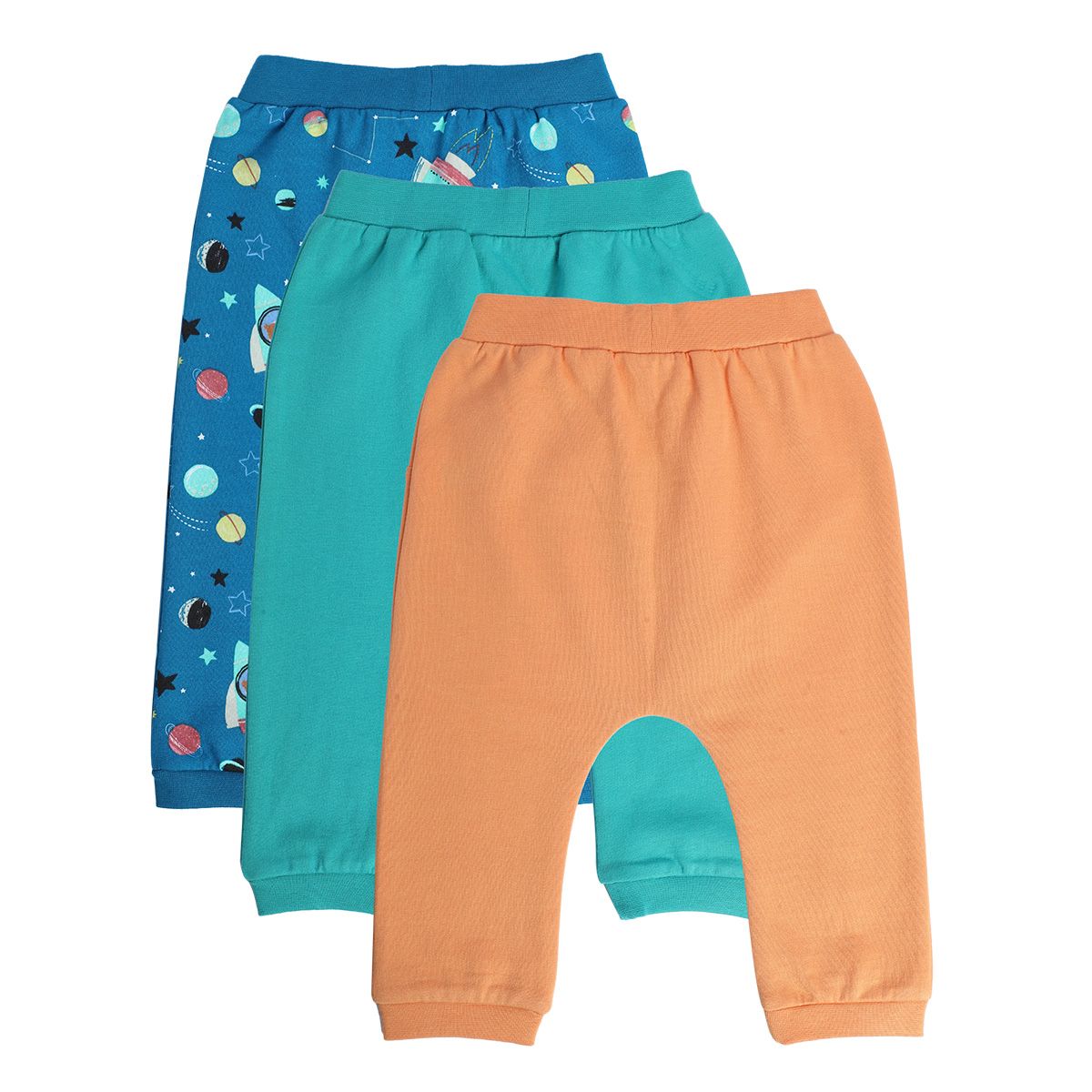 Boys Multicolor Pack Of 3 Knit Bottom