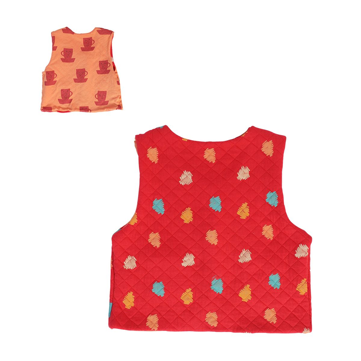 Girls Orange Gillet