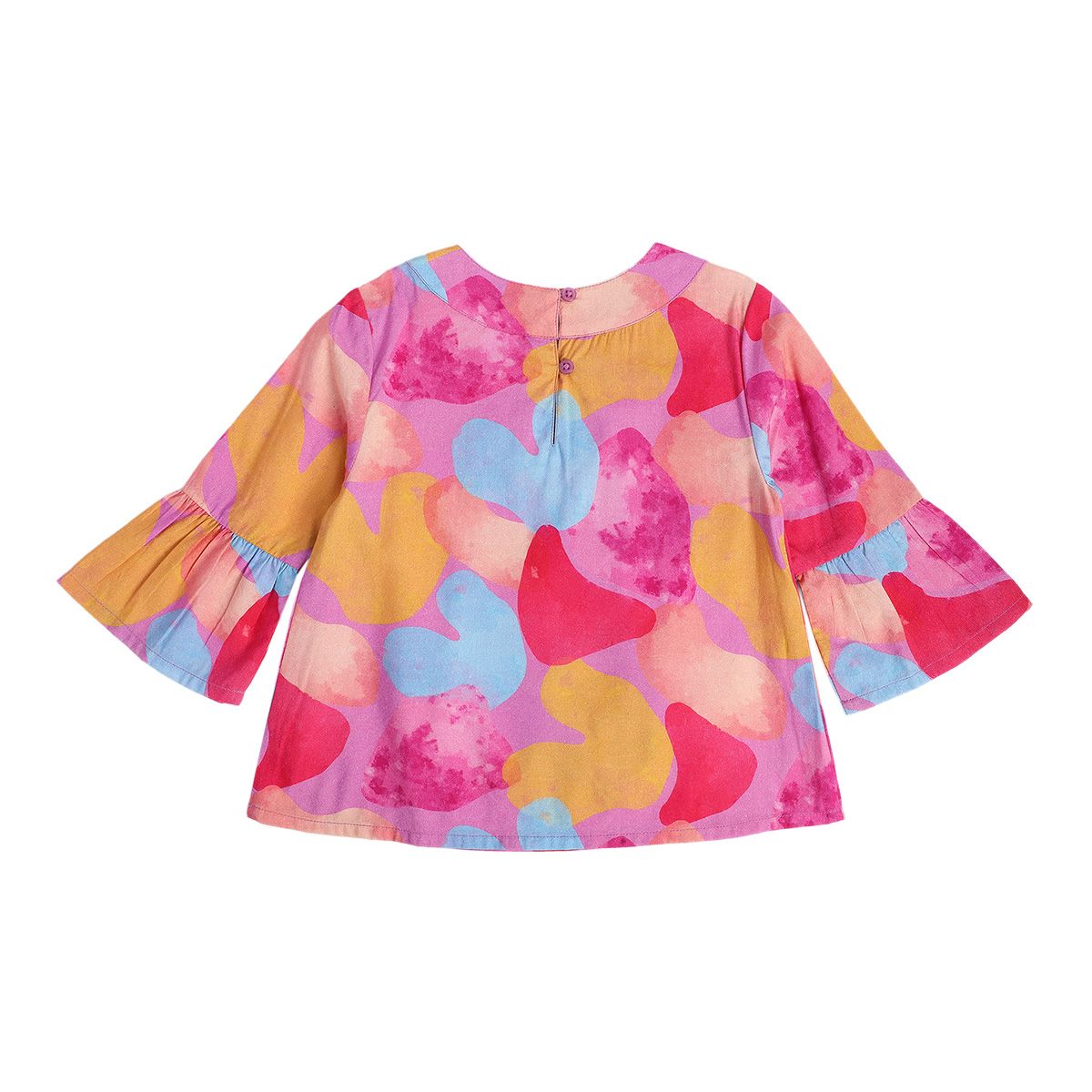 Girls Purple Woven Top