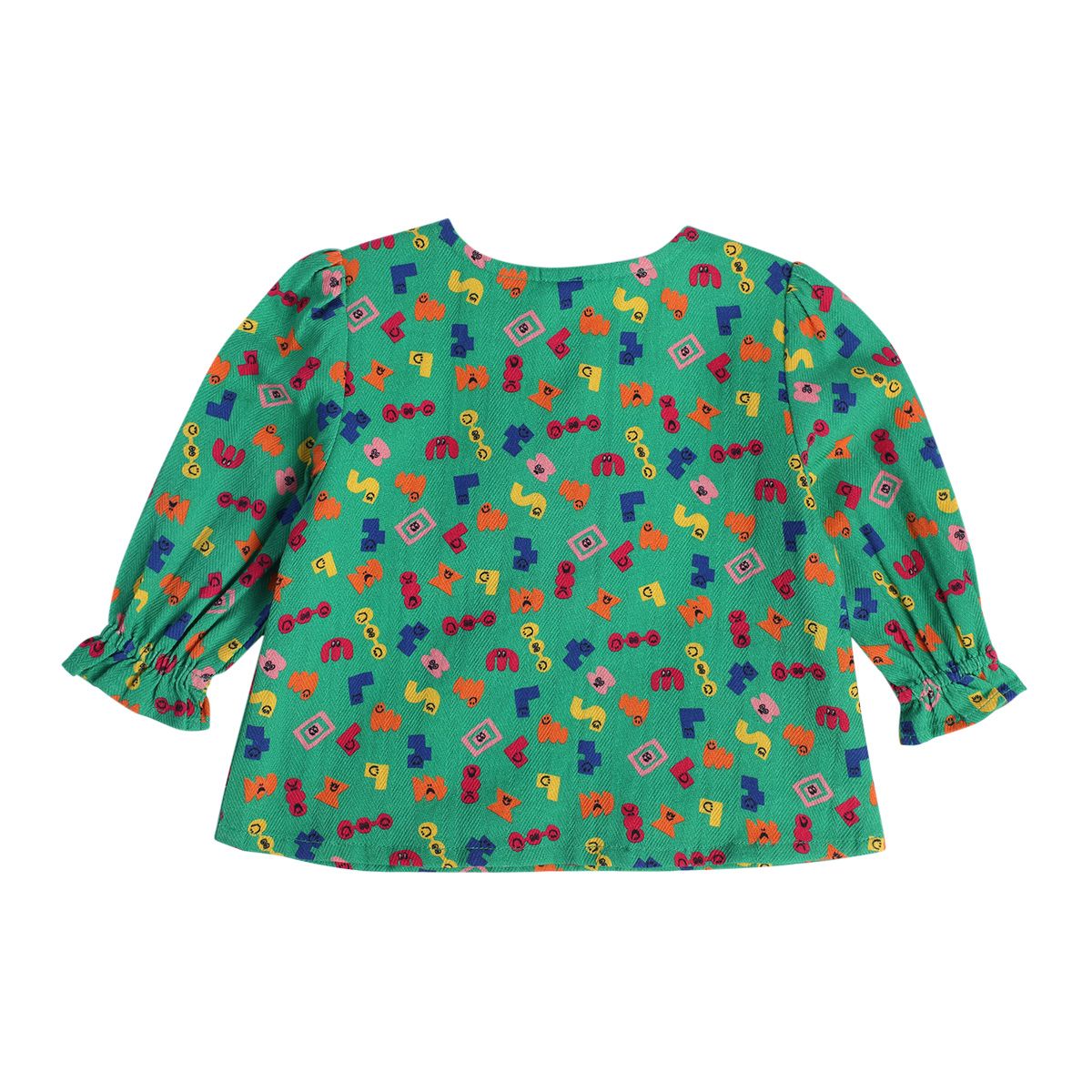 Girls Green Pack Of 1 Woven Top