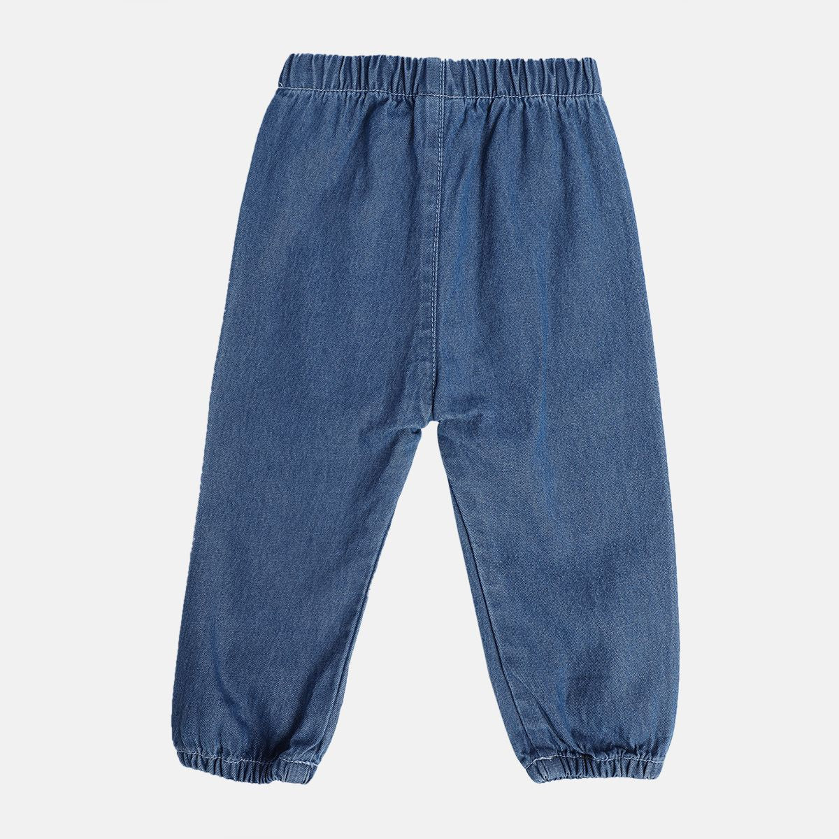 Girls Mid Blue Pack Of 1 Woven Pant