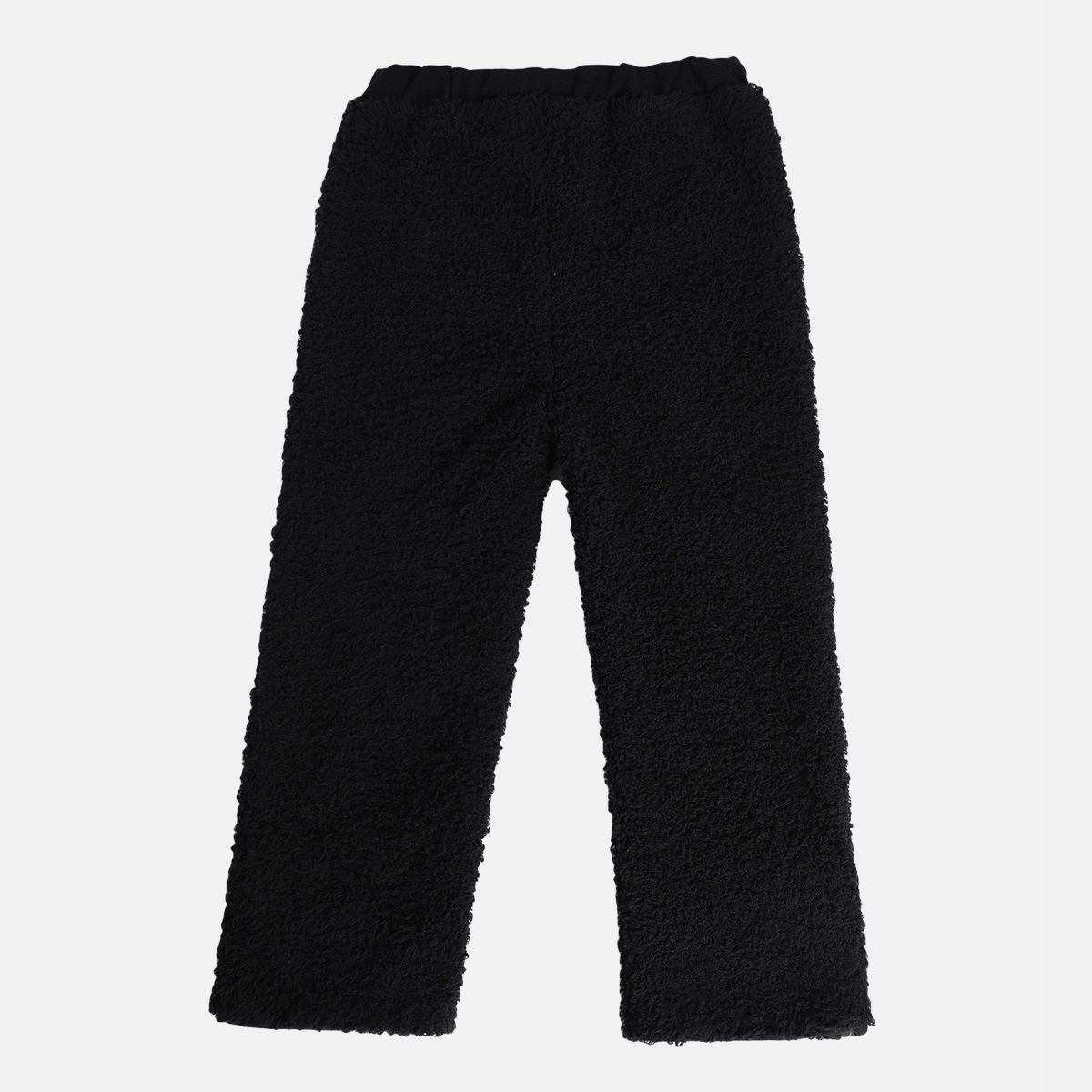 Girls Black Knit Pant