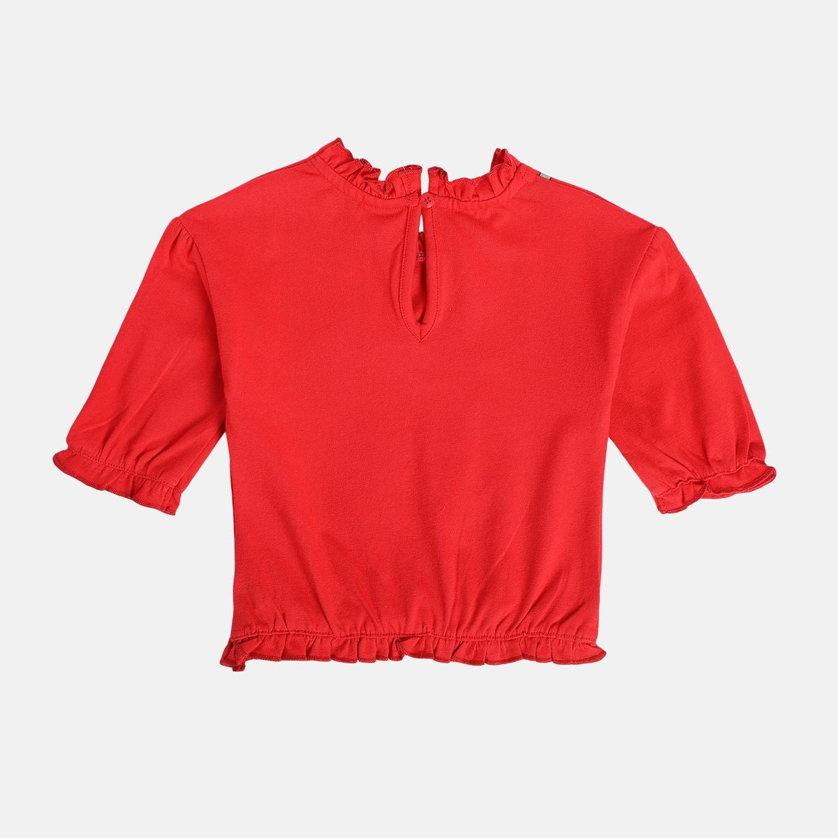 Girls Red Pack Of 1 Knit Top