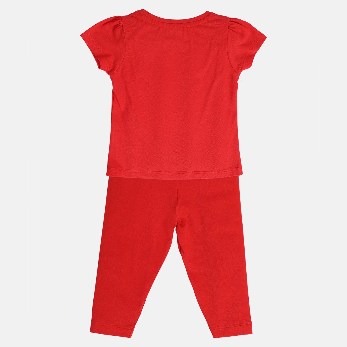 Girls Red Pack Of 2 Top And Bottom