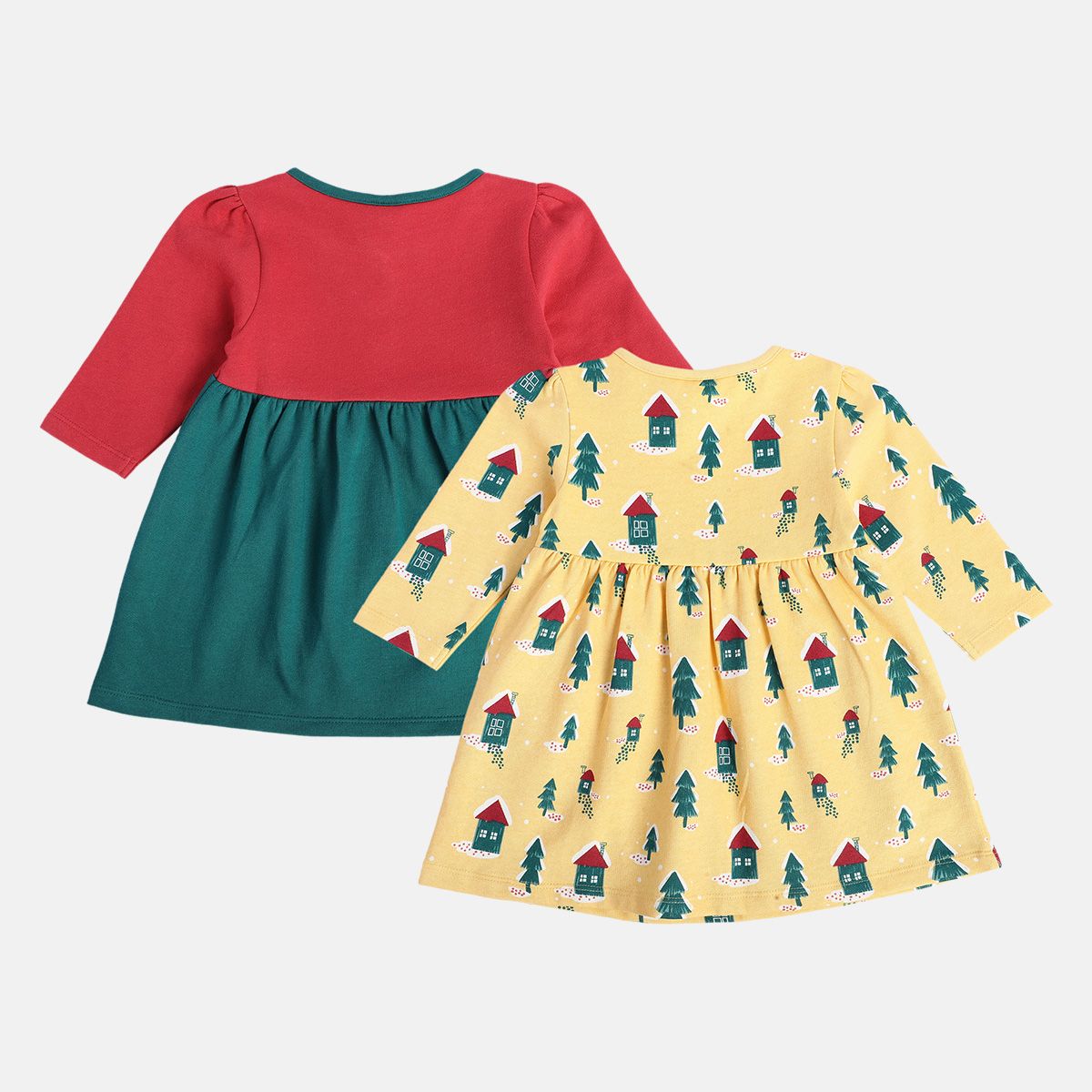 Girls Multicolor Pack Of 2 Dress