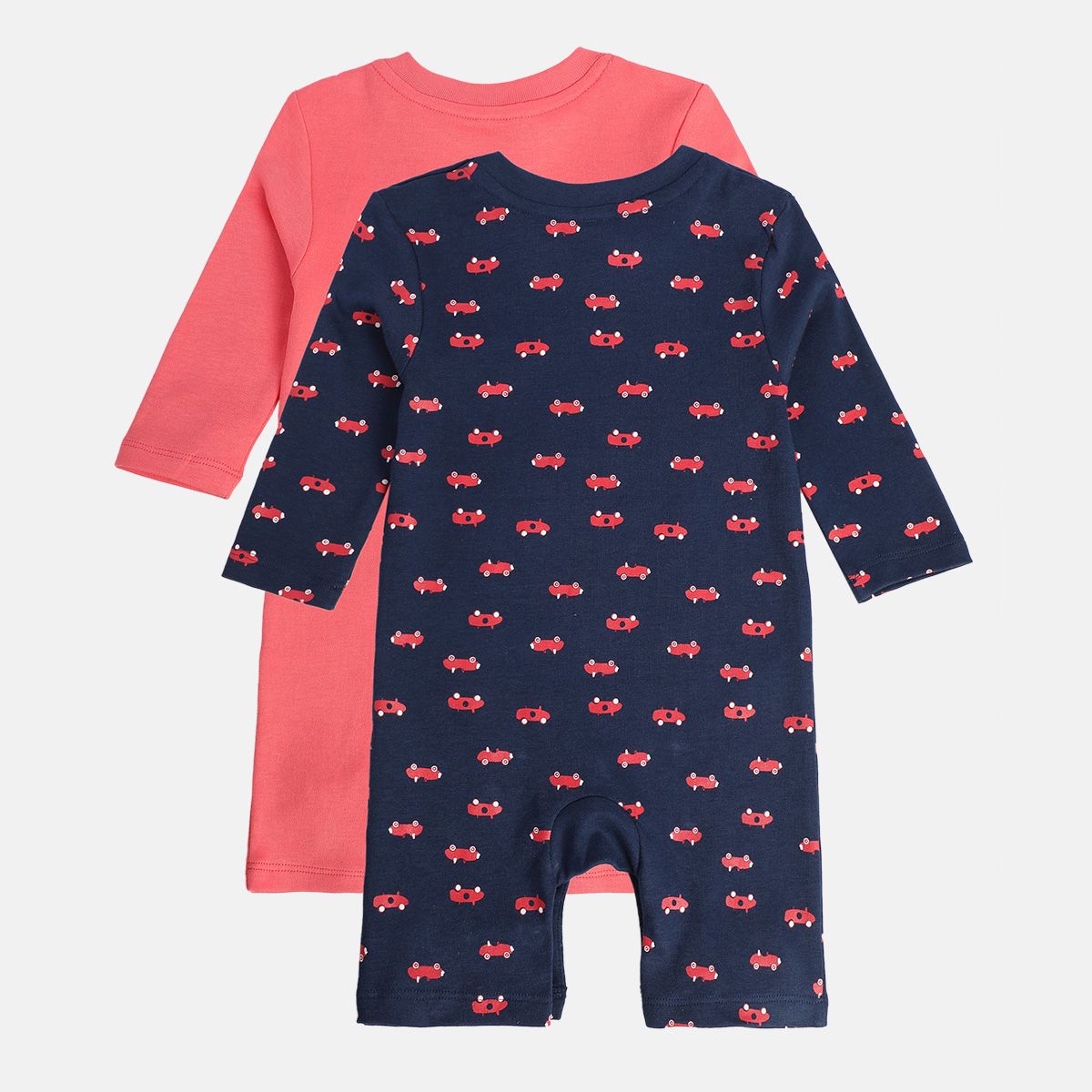 Boys Multicolor Pack Of 2 Romper
