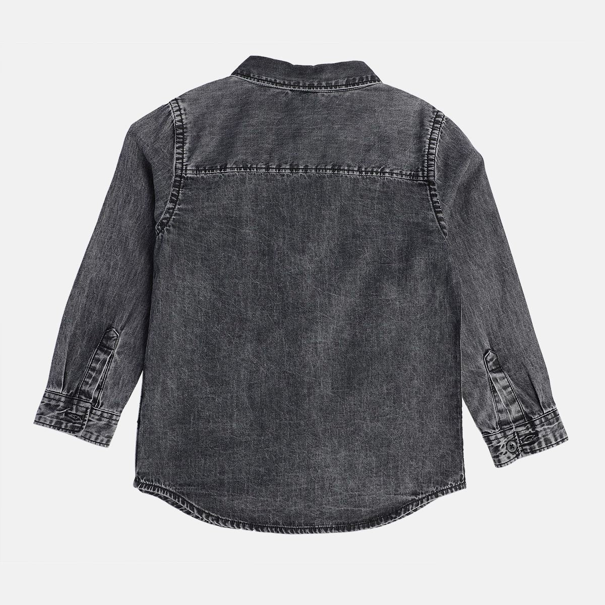 Boys Grey Pack Of 1 Shirt