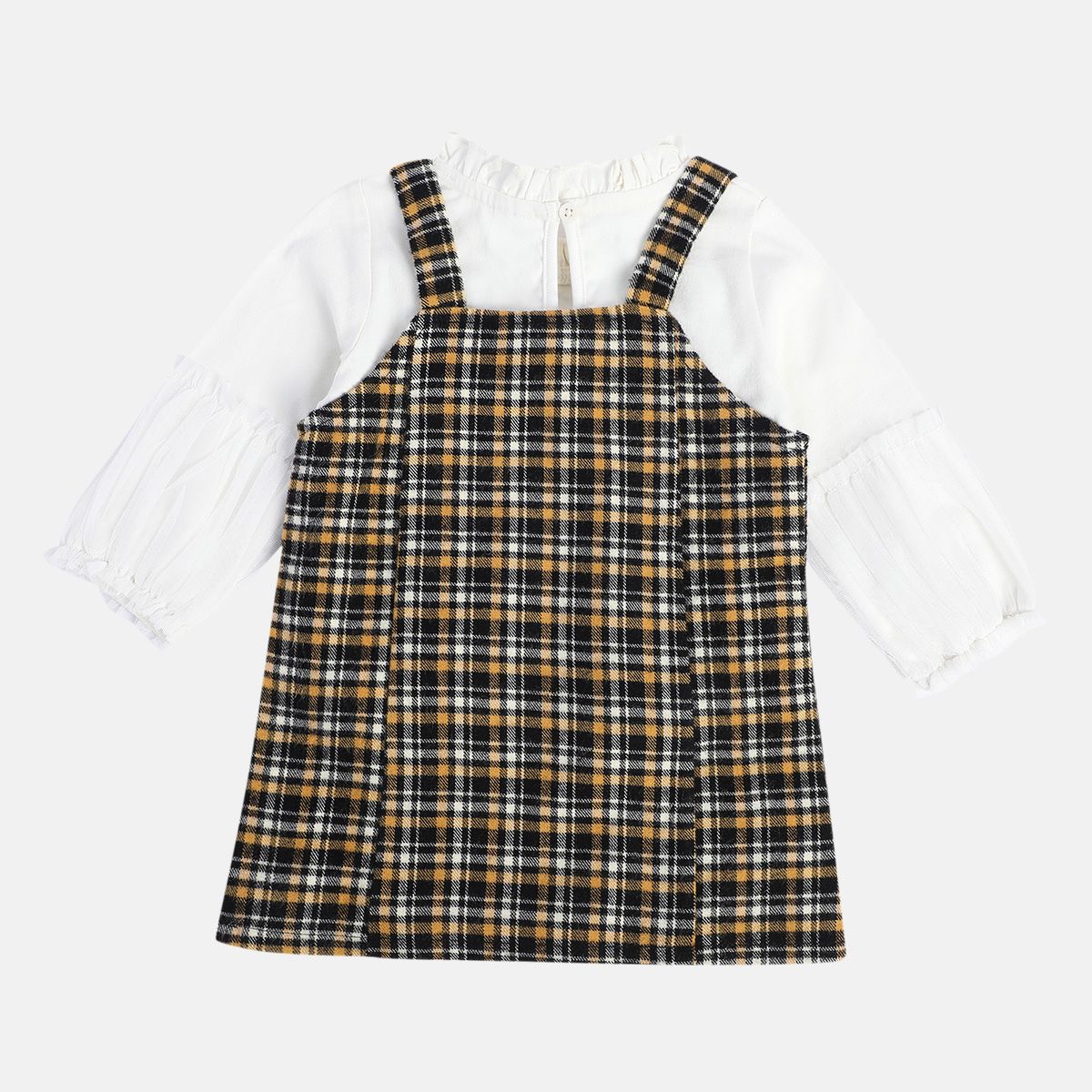 Girls Multicolor Pack Of 2 Pinny Set
