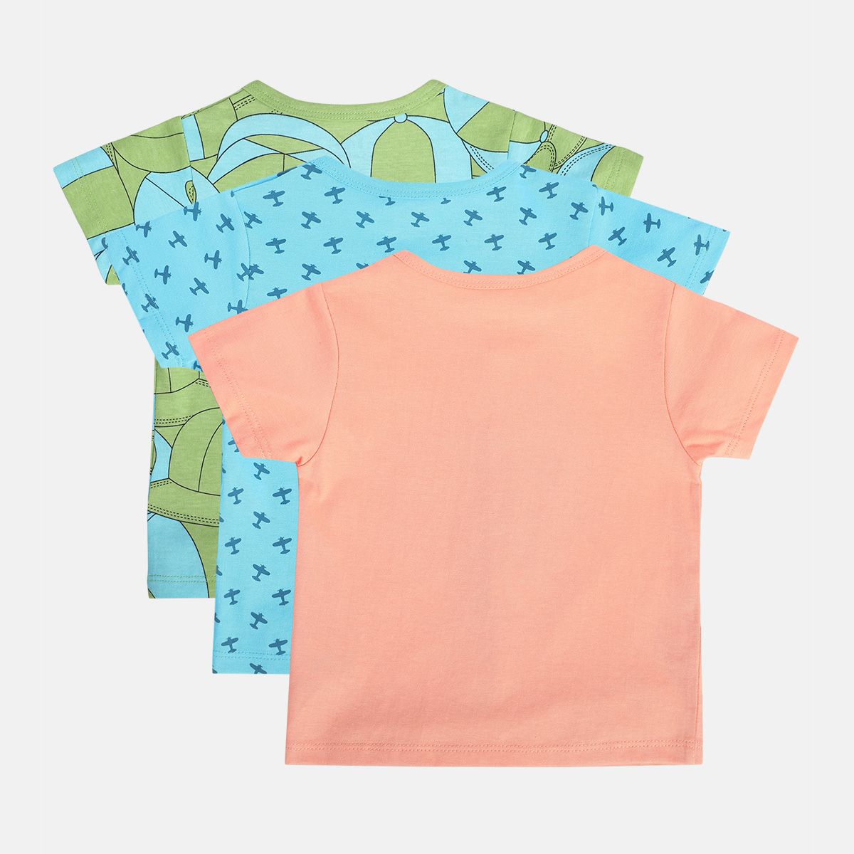 Boys Multicolor Pack Of 3 Front Open Vest