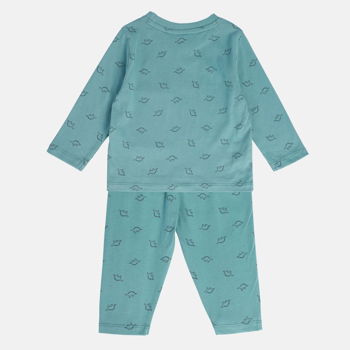 Boys Green Pack Of 2 T-Shirt And Bottom