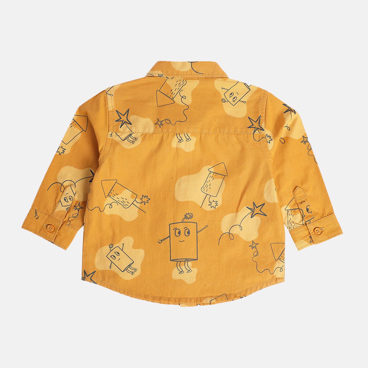 Boys Yellow Pack Of 1 Shirt