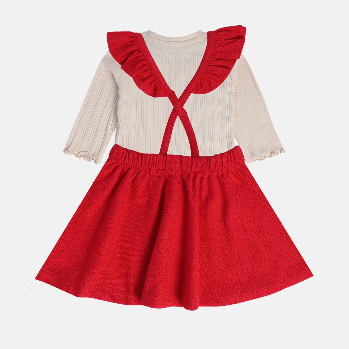 Girls Multicolor Pack Of 2 Pinny Set