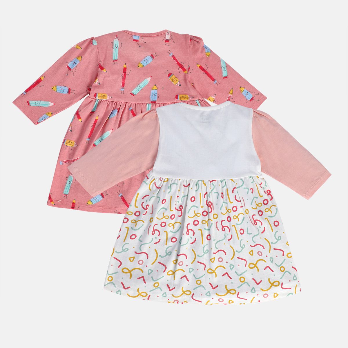 Girls Multicolor Pack Of 2 Dress