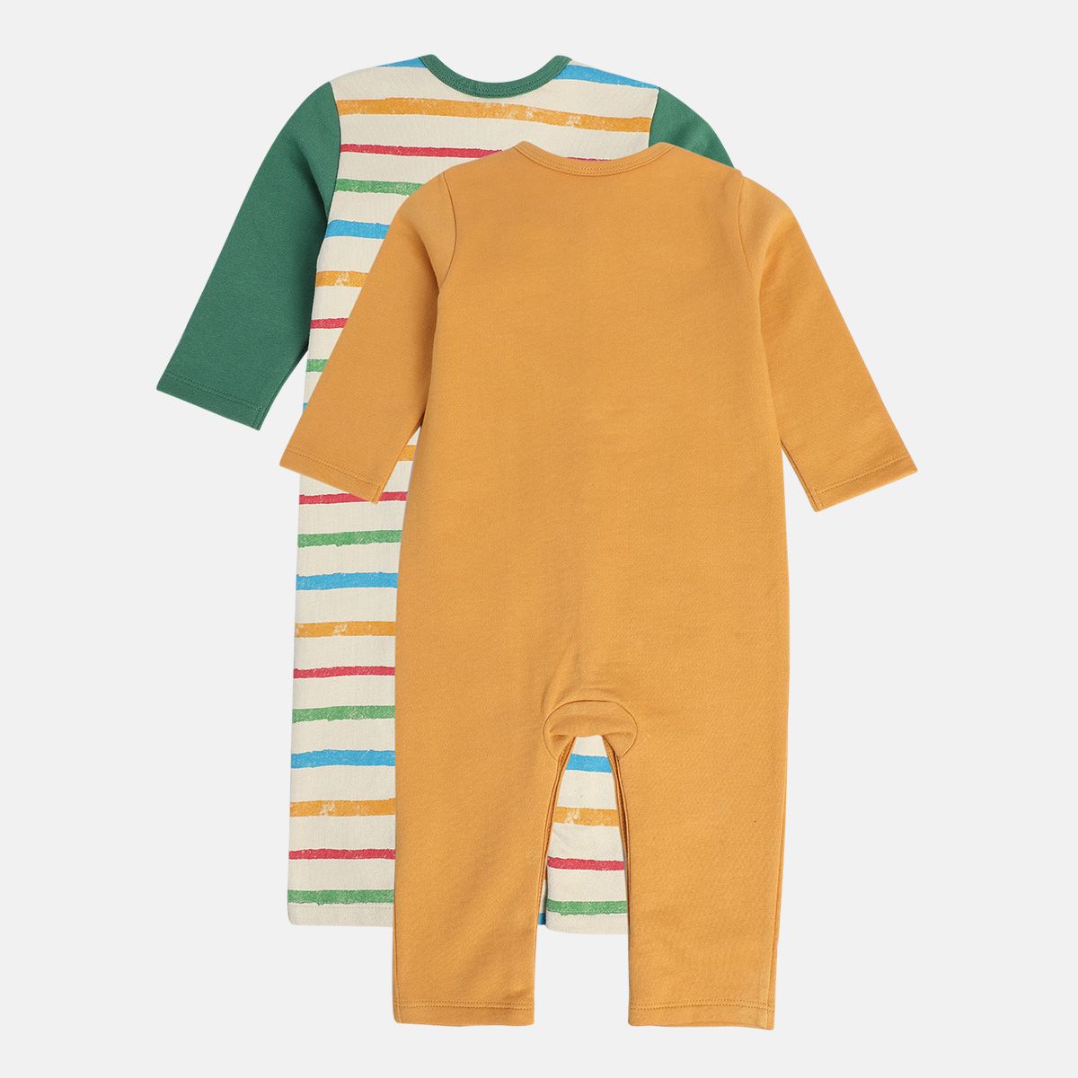 Boys Multicolor Pack Of 2 Romper