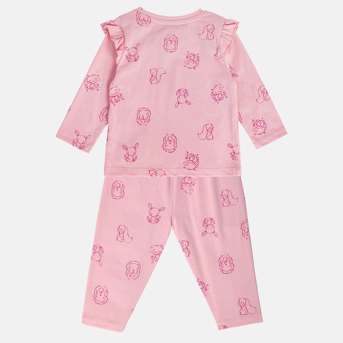 Girls Pink Pack Of 2 Top And Bottom