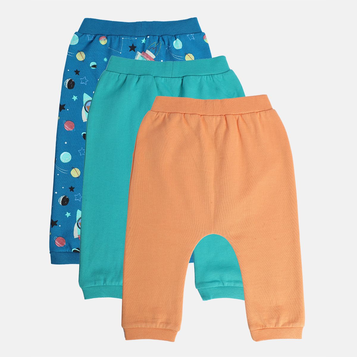 Boys Multicolor Pack Of 3 Knit Bottom