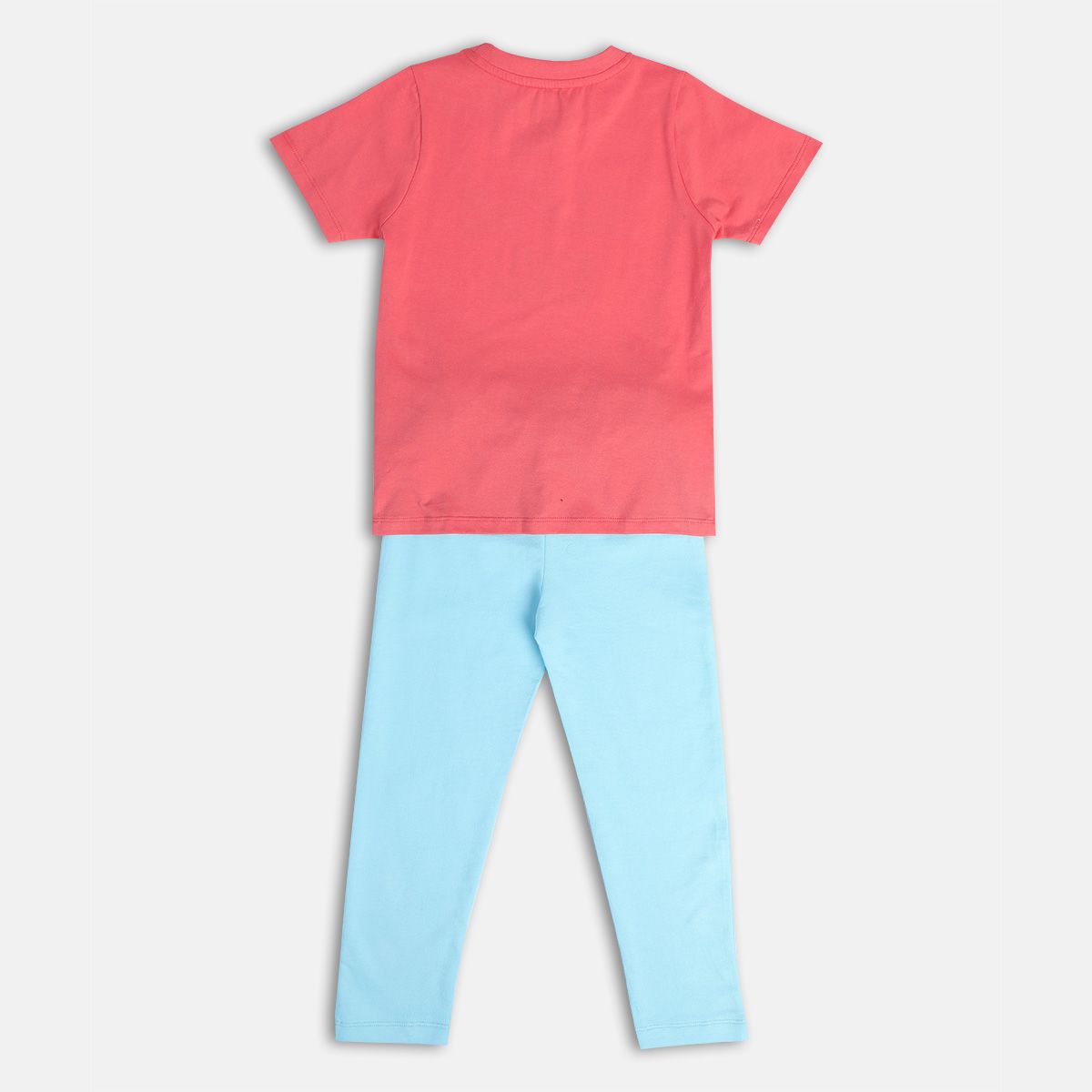 Boys Orange/Green T-Shirt And Bottom Set