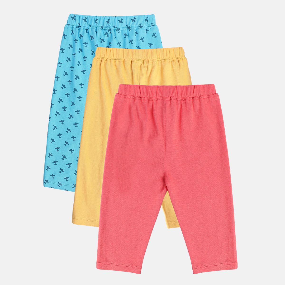 Boys Multicolor Pack Of 3 Knit Bottom