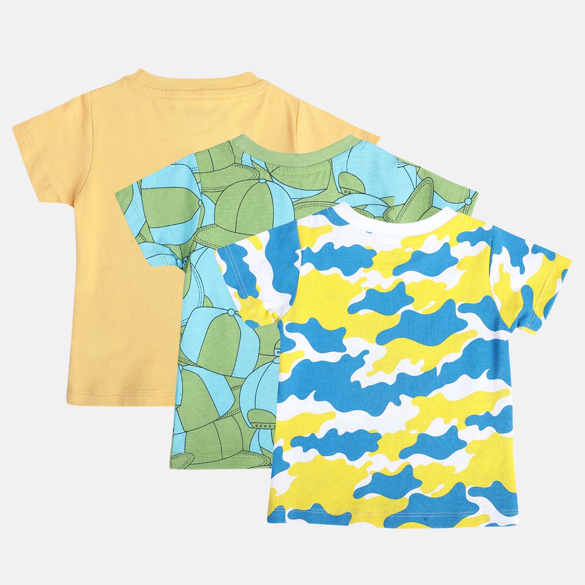 Boys Multicolor Pack Of 3 T-Shirt
