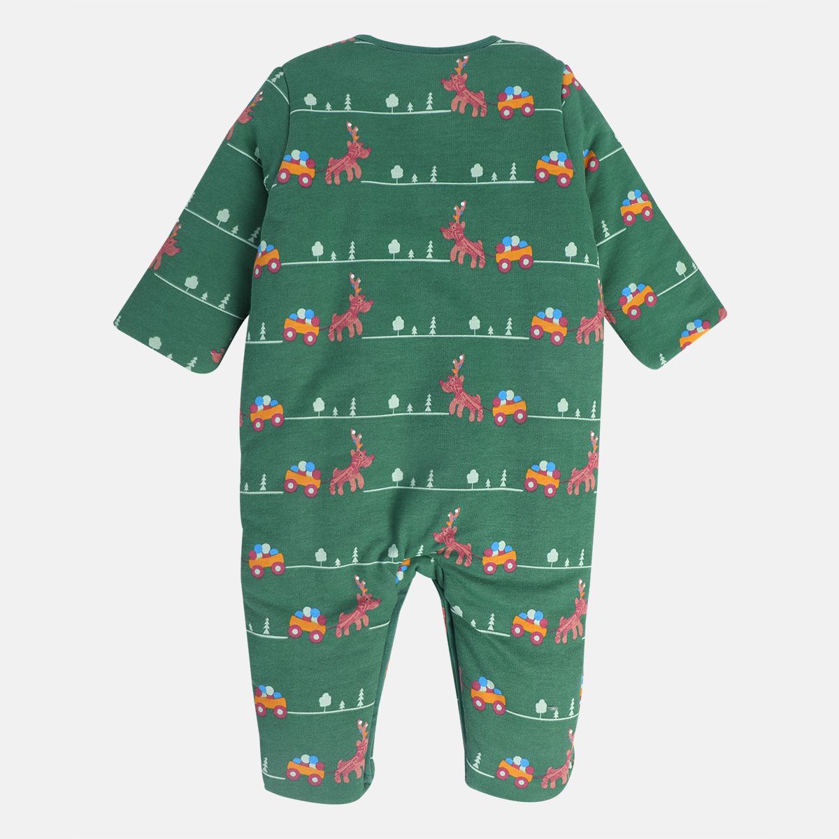 Boys Green Pack Of 1 Sleep Suit