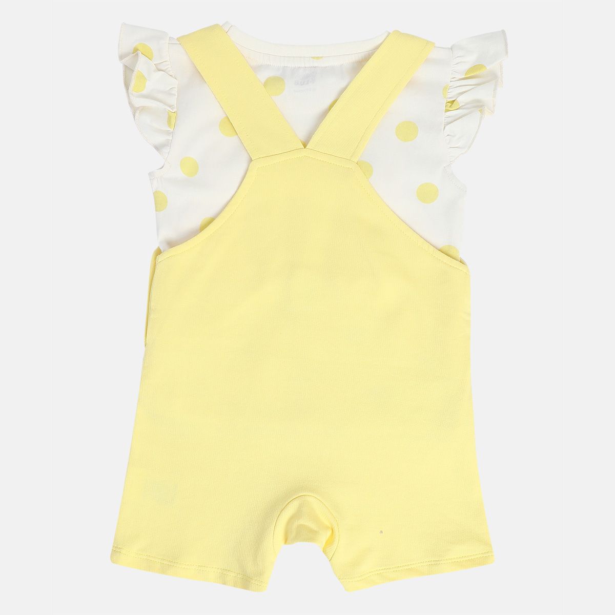 Girls Multicolor Pack Of 2 Dungaree Set