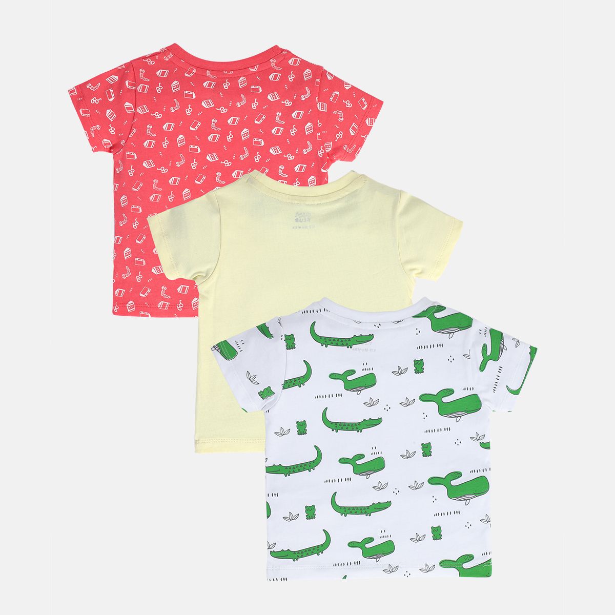 Boys Multicolor Pack Of 3 T-Shirt