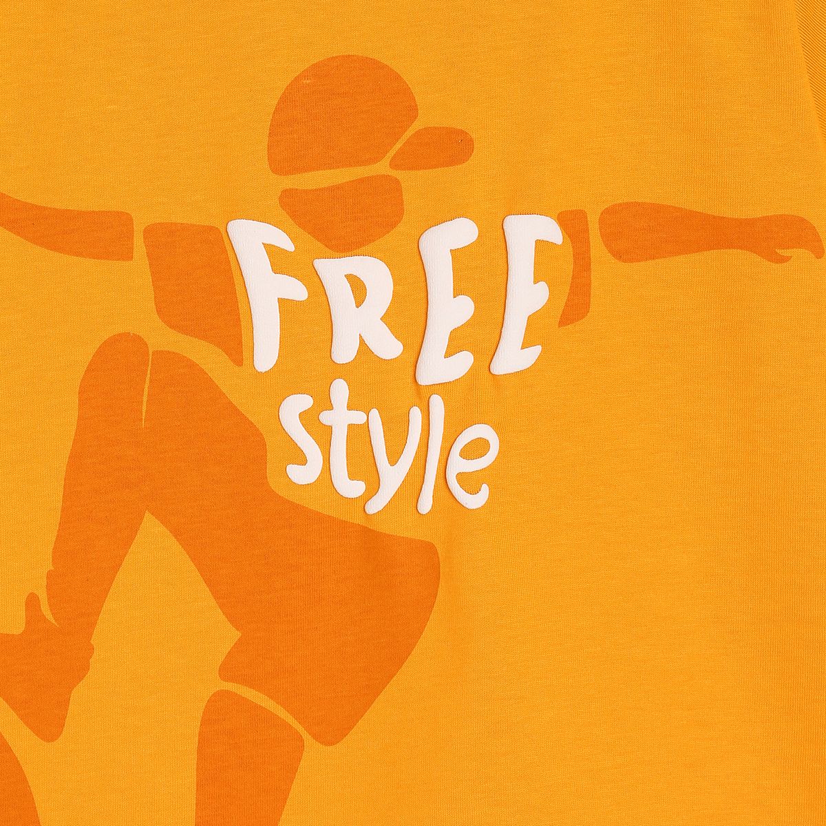 Boys Orange Pack Of 1 T-Shirt
