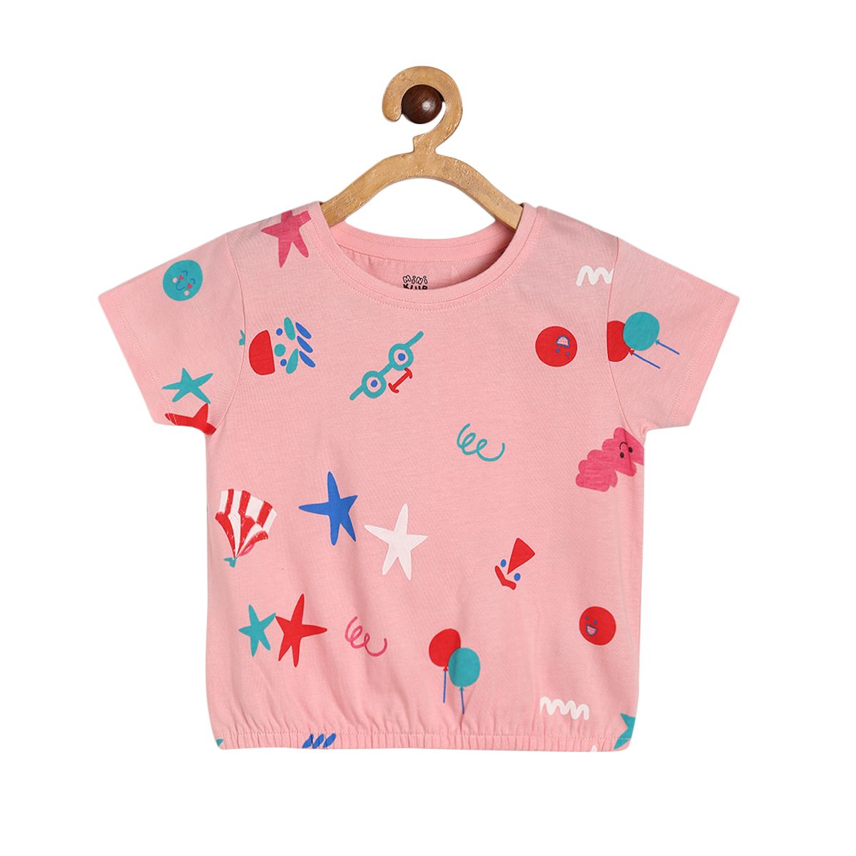 Girls Pink Pack Of 2 Lounge Wear