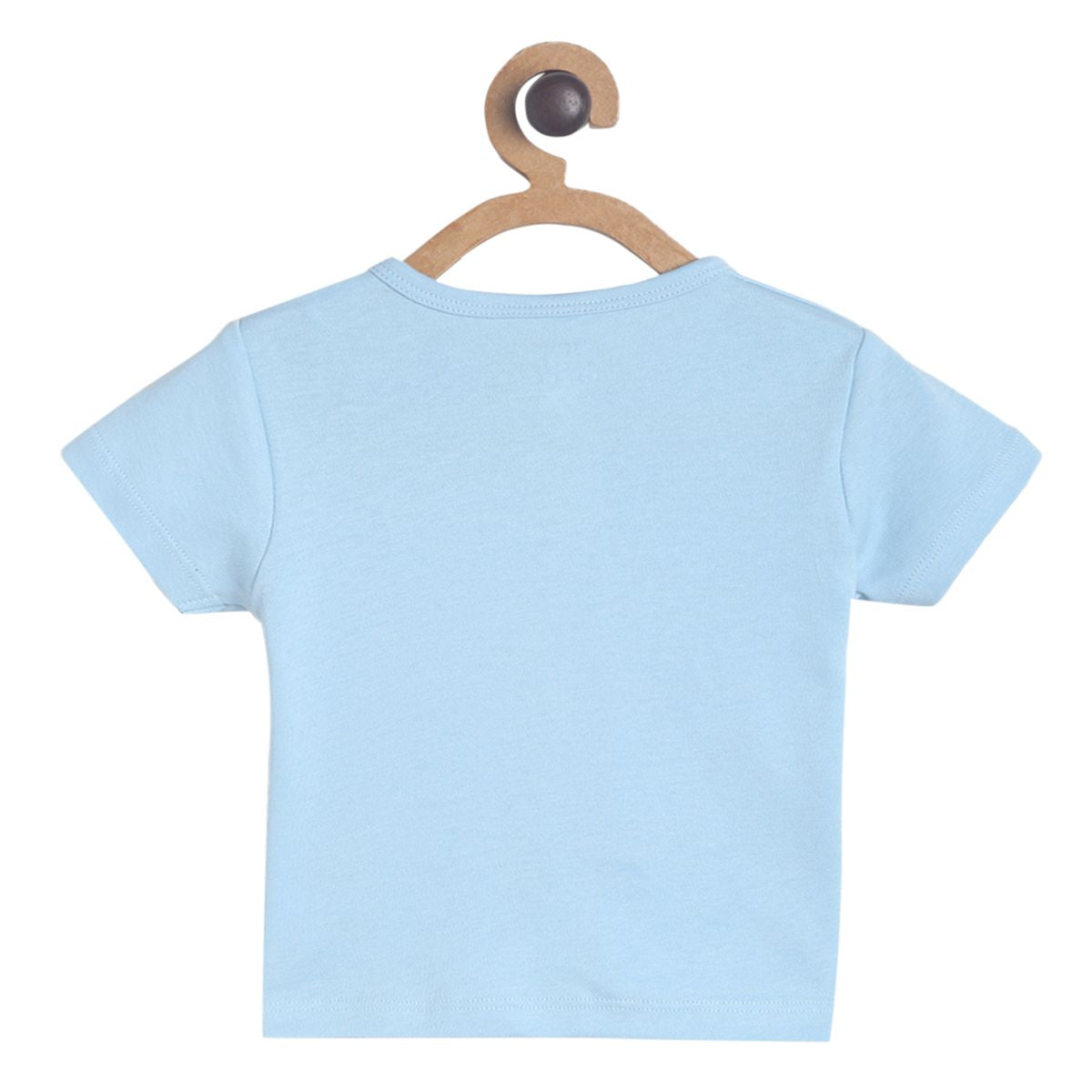 Pack of 3 front open vest - sky blue for 12-18 Months