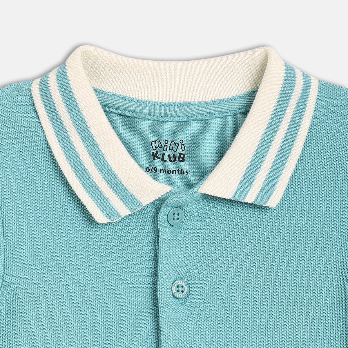 Boys Blue Short Sleeve Body Suit