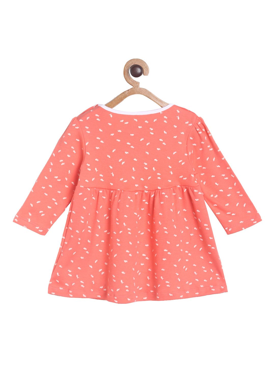 Pack of 2 dress - coral red for 0-3 Months
