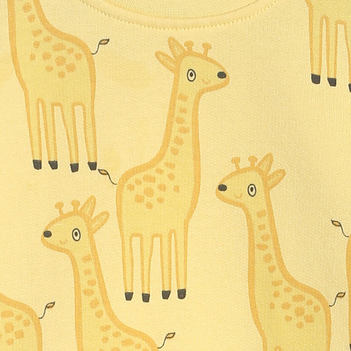 Pack of 1 knit sweat shirt - yellow for 3-6 Months
