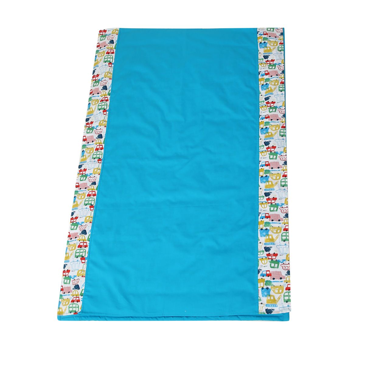 Boys Blue Vehicle Print Mat