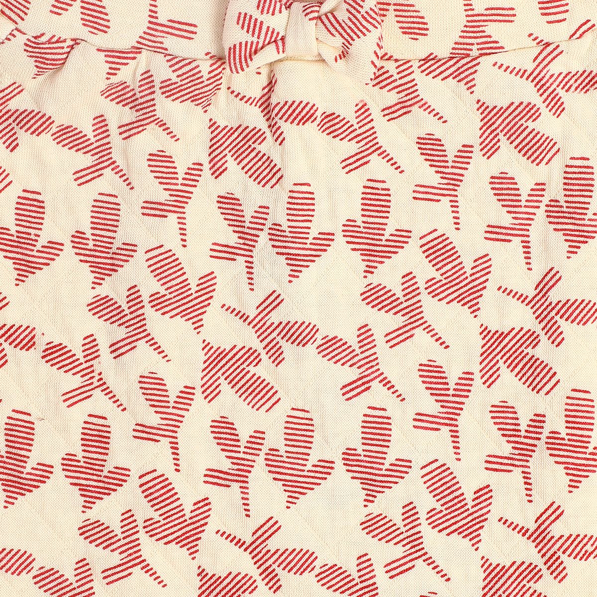 Girls Cotton Floral Printed Knit Bottom - Pink