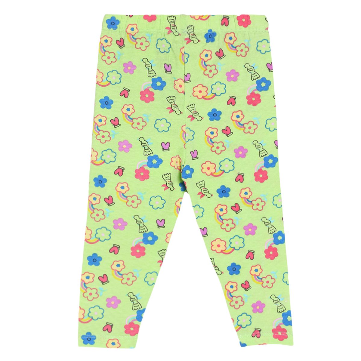 Girls Multicolor Pack Of 3 Legging