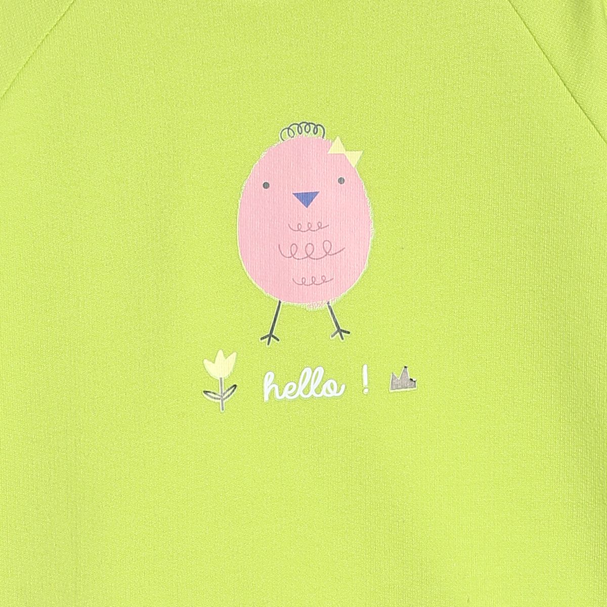 Pack of 1 knit sweat shirt - green for 3-6 Months