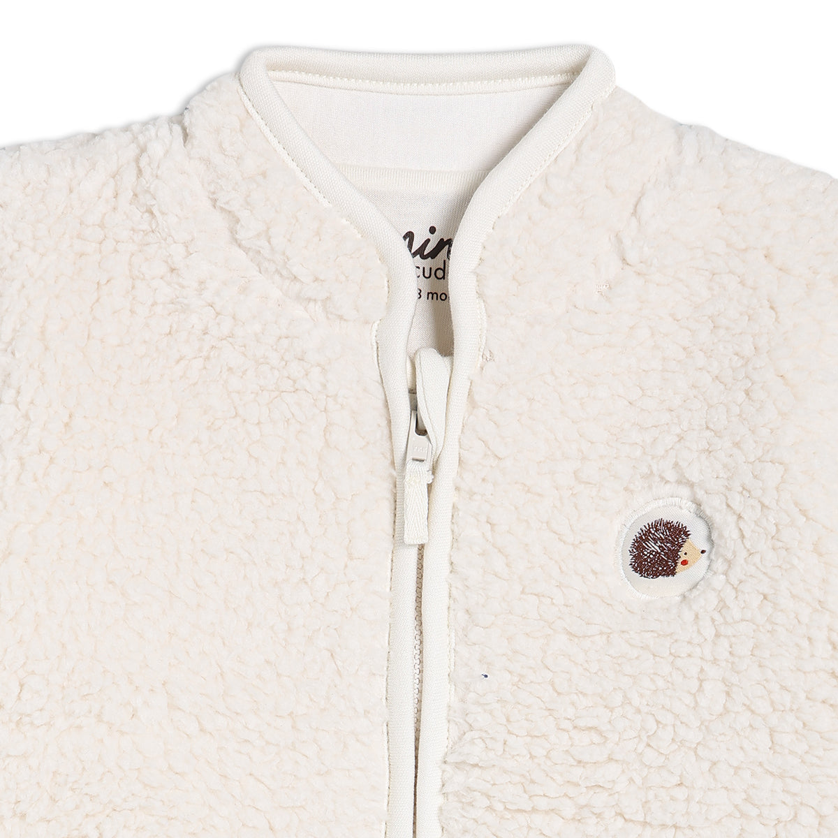 Unisex White Boat Neck Cap Sleeve Jacket