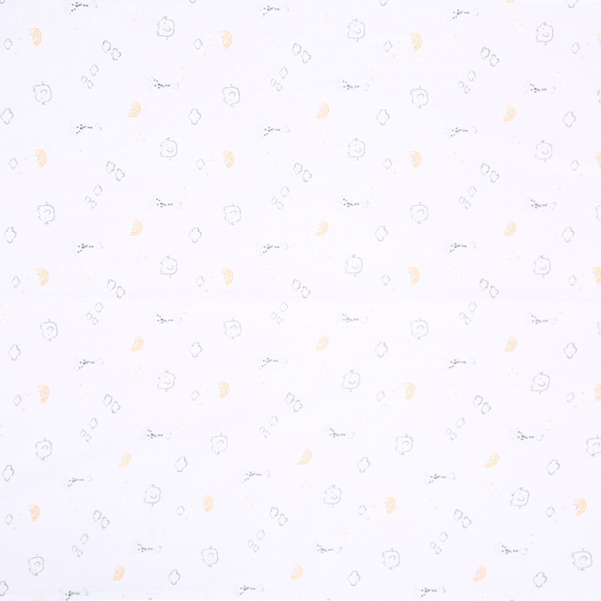 Baby Unisex White and Blue Cotton Muslin Printed Swaddle Wraps Pack of 2 Soft and Breathable Everyday Essentials