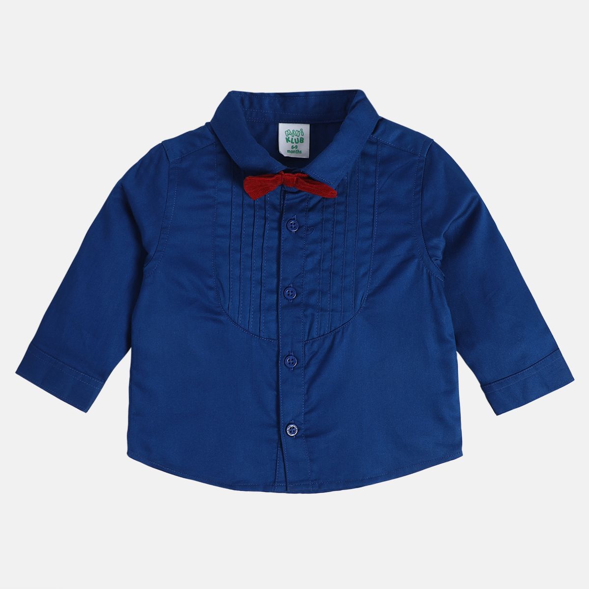 Boys Cotton Full Sleeves Solid Coordinate Set - Red